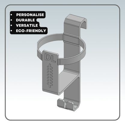Colour options for personalised DeadLaces Hang Stuff Bottle It 3D printed hooks – lightweight and super strong