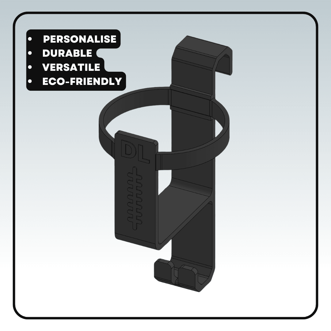 Colour options for personalised DeadLaces Hang Stuff Bottle It 3D printed hooks – lightweight and super strong