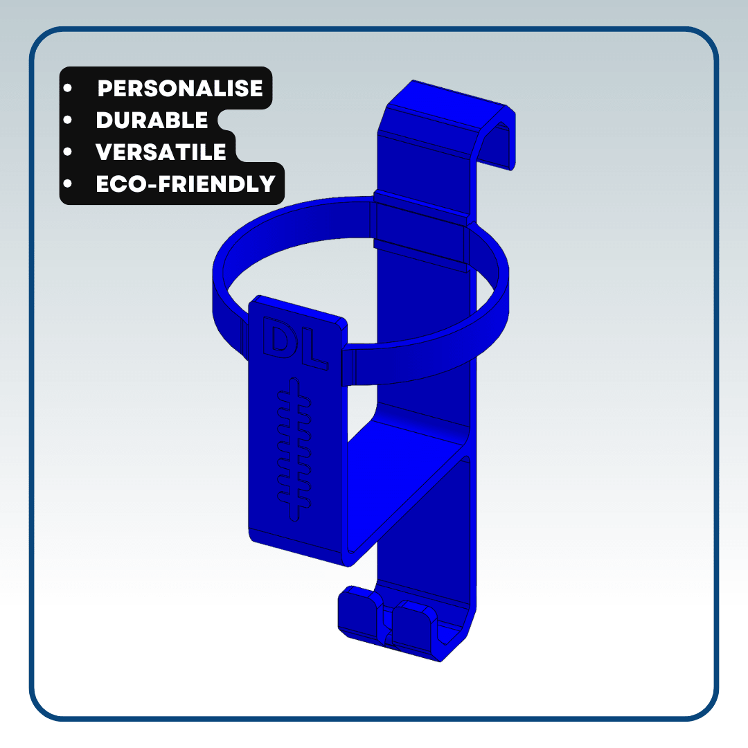 Colour options for personalised DeadLaces Hang Stuff Bottle It 3D printed hooks – lightweight and super strong