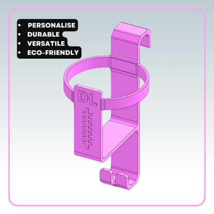 Colour options for personalised DeadLaces Hang Stuff Bottle It 3D printed hooks – lightweight and super strong
