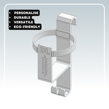 Colour options for personalised DeadLaces Hang Stuff Bottle It 3D printed hooks – lightweight and super strong